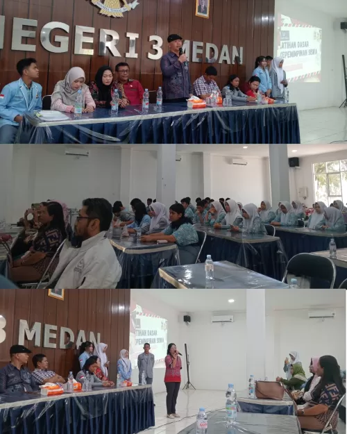 Sosialisasi LDKS OSIS/MPK SMAN 3 Medan Angkatan 2025/2026: Grow to Lead, Lead to Inspire