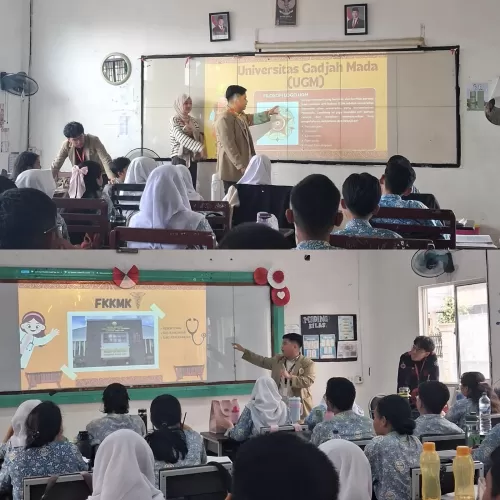Kenalkan Dunia Perguruan Tinggi, Mahasiswa Gajah Mada Temui Siswa SMAN 3 Medan